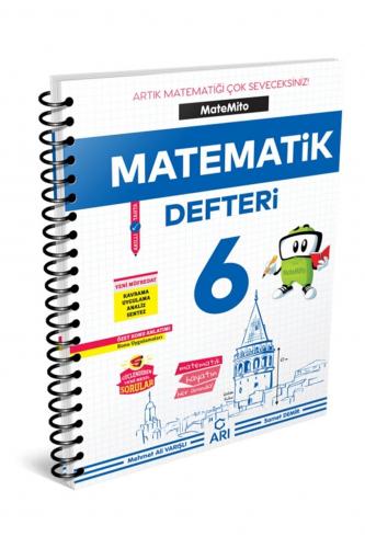 Arı Yayınları 6.sınıf Akıllı Matematik Defteri Matemito